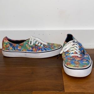 {vans} tyedye Mario vans